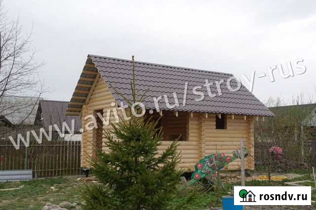 Сруб бани 4.0х6.0м. из бревна Коммунар (Видео) Коммунар - изображение 1