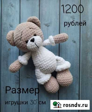 Мишка Тедди ручная работа Ульяновск - изображение 1