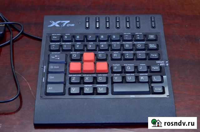 Игровая клавиатура А4tесh х7g100 Тверь - изображение 1