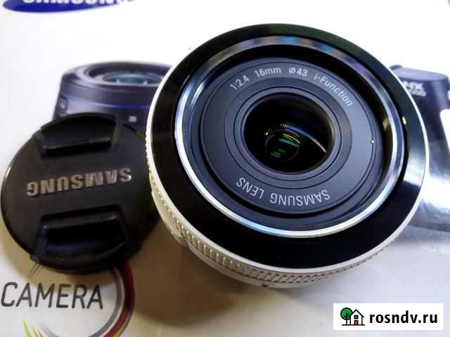 Объектив samsung 16 mm NX F/2.4 Курган - изображение 1