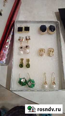 Серьги,кольца,подвески новые Новосибирск - изображение 1