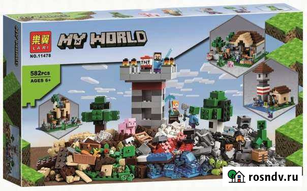 Конструктор Майнкрафт Набор для творчества 582 д Ростов-на-Дону - изображение 1