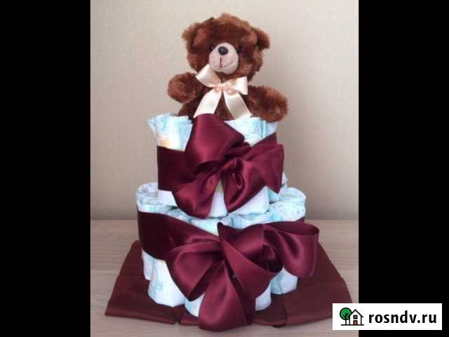 Торты из подгузников на подарок Стерлитамак - изображение 1