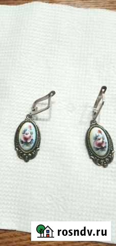 Продам серьги финифть СССР Иваново - изображение 1