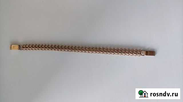 Мужской золотой браслет бисмарк Благовещенск - изображение 1