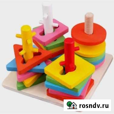 Развивающая игрушка Логическая пирамидка Уфа - изображение 1