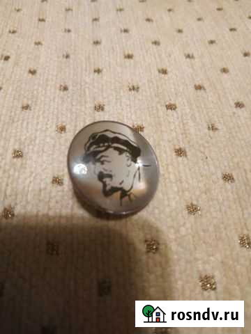 Значок Ленин зеркальный Волгоград - изображение 1