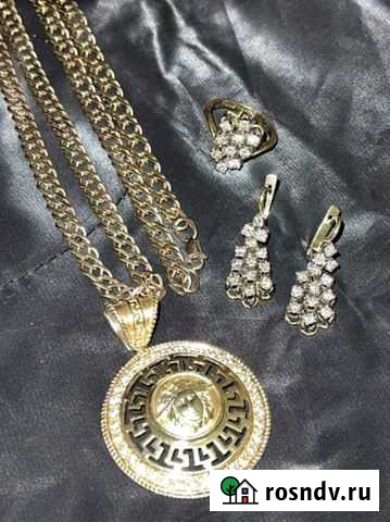 Кулон цепь серги и кольцо Махачкала - изображение 1