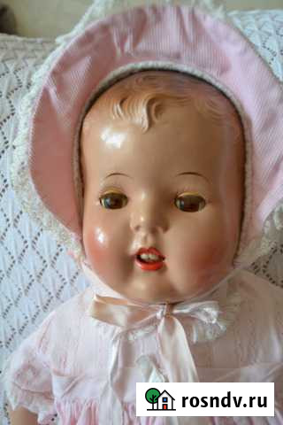 Большая антикварная кукла 1930-1940 г. Композит Шебекино - изображение 1