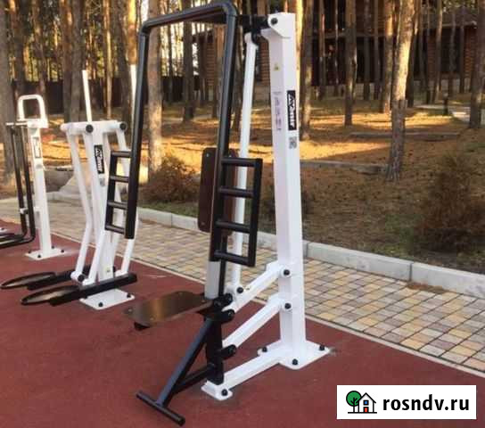 Уличный тренажер жим от груди с регулировкой AVU00 Ижевск - изображение 1