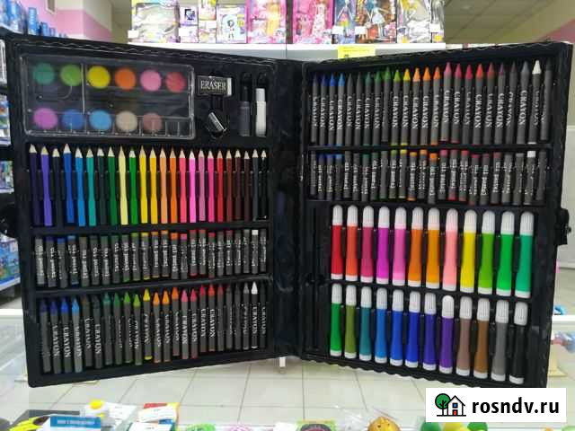 Художественный набор 168 предметов, черный Чита - изображение 1