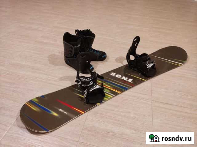 Сноуборд Bone Flash, крепление, ботинки Bone Бузулук - изображение 1