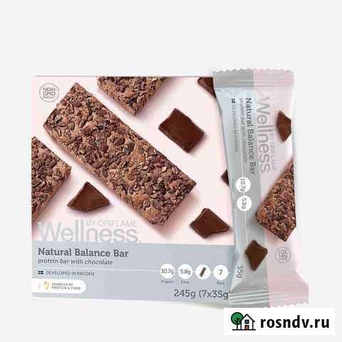 Протеиновый батончик с кусочками шоколада Чебоксары - изображение 1
