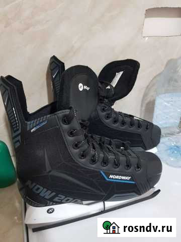 Коньки хоккейные, nordway 200, 41размер, евро42 Грозный - изображение 1