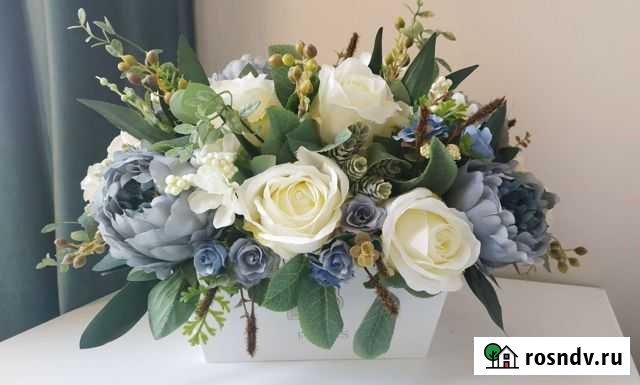 Композиция из искусственных цветов Видное - изображение 1