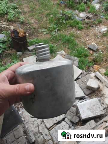 Фляжка солдатская алюминиевая Супсех - изображение 1