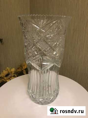 Большая хрустальная ваза Армавир - изображение 1