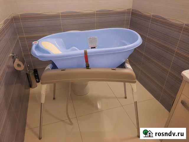 Ванночка для купания с подставкой Молочный - изображение 1