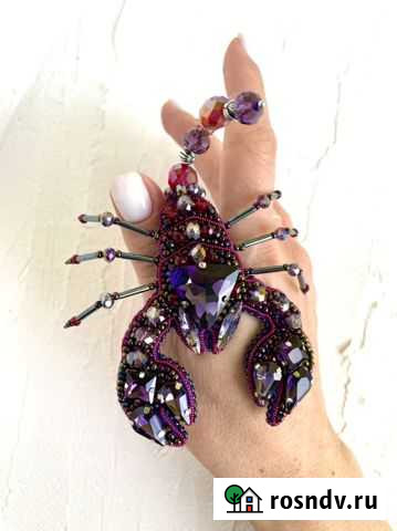 Скорпион брошь ручной работы Калининград - изображение 1
