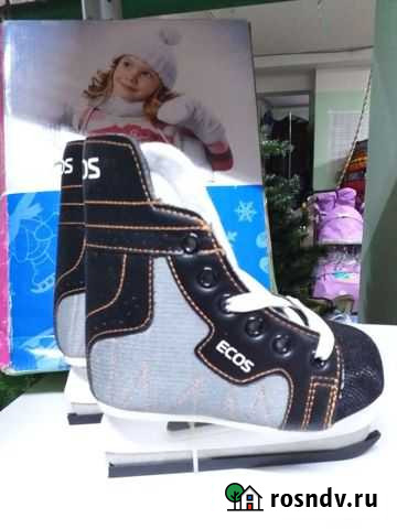 Новые детские коньки. Размер 28 Красноярск - изображение 1