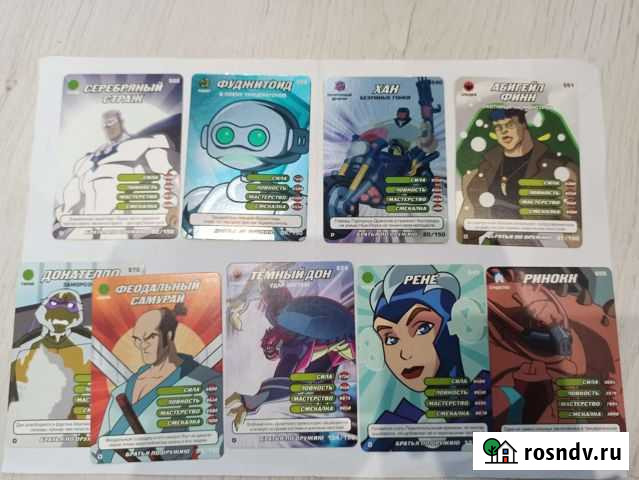 Карточки черепашки ниндзя братья по оружию Чебоксары - изображение 1