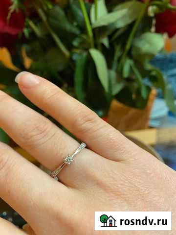 Продам кольцо из белого золота с бриллиантами Калининград - изображение 1