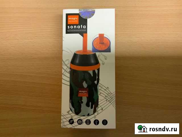 Портативная Bluetooth колонка Magic acoustic sonat Тюмень - изображение 1