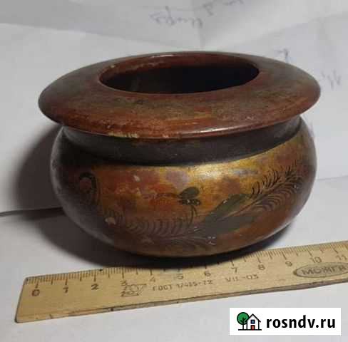 Старинная расписная деревянная ваза Ростов-на-Дону - изображение 1