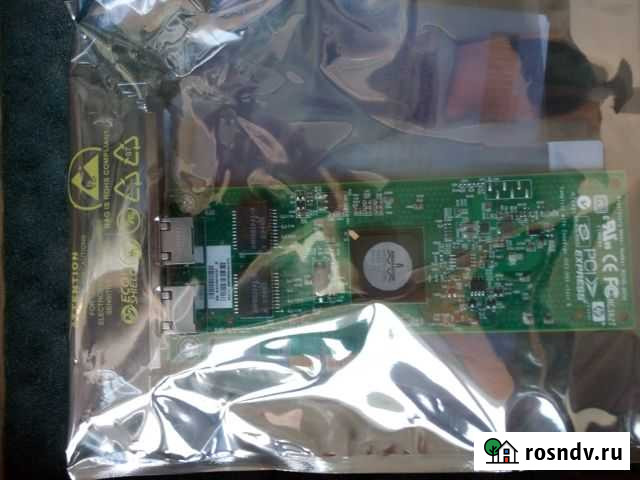 Сетевой адаптер HP NC382T PCI-E 2Port Казань - изображение 1