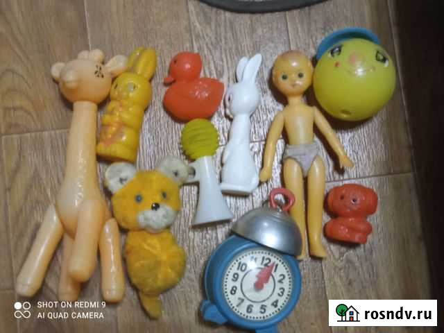 Советские игрушки из СССР, тигр, будильник,колобок Муром - изображение 1