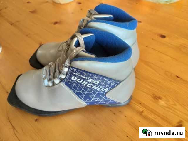 Детские лыжные ботинки 34р Конаково - изображение 1