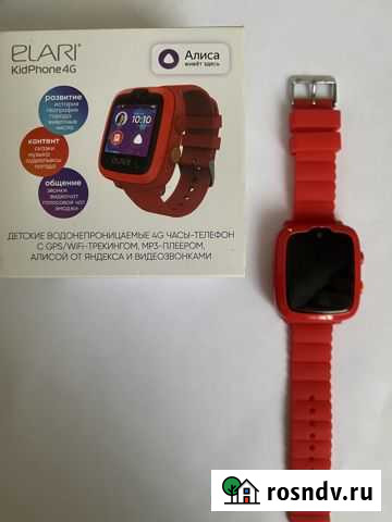 Часы-телефон elari детские KidPhone 4G Хабаровск - изображение 1