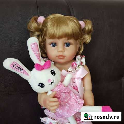 Кукла реборн 55 см полностью винил-силикон Химки - изображение 1