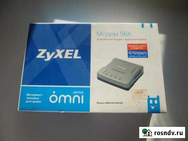 Модем zyxel omni 56K mini EE Тамбов - изображение 1