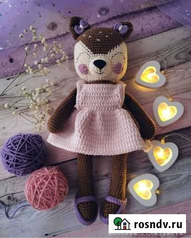 Мягкая игрушка олененок Елец - изображение 1