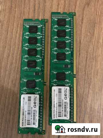Оперативная память ddr3 2шт по 4gb (GeiL) Томск - изображение 1
