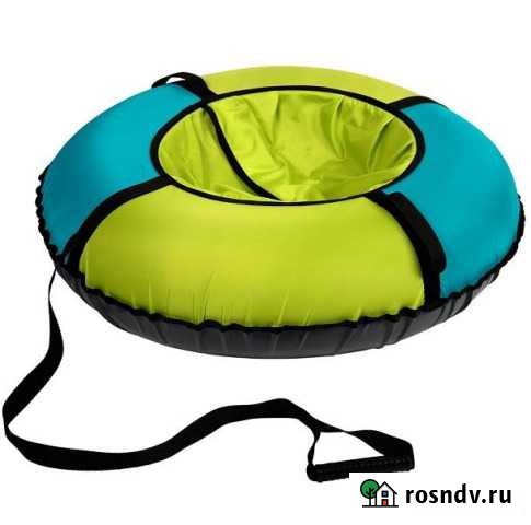 Тюбинг лимонный бирюзовый d60см Тула - изображение 1