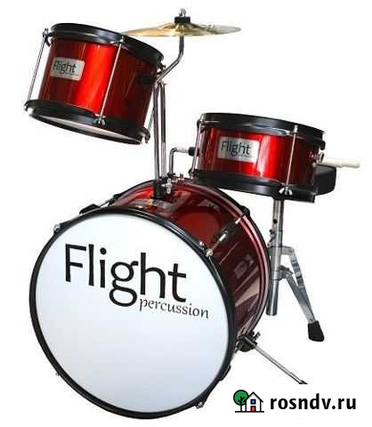 Уменьшенная ударная установка акуст Flight FK-10RD Иркутск - изображение 1