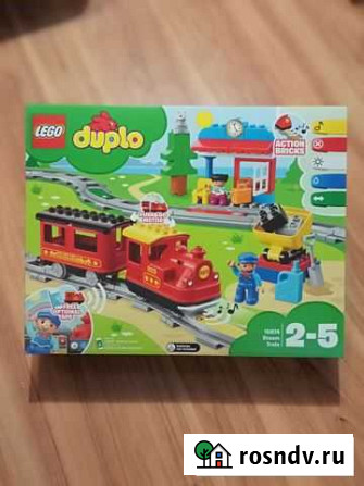 Конструктор lego duplo 10874 Поезд на паровой тяге Челябинск - изображение 1