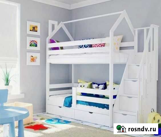 Детская двухярусная кровать Иркутск - изображение 1