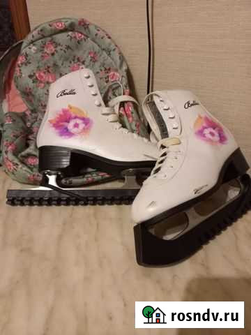 Коньки фигурные + рюкзак Смоленск - изображение 1