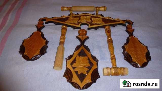 Новый резной по дереву кухонный набор Краснодар - изображение 1