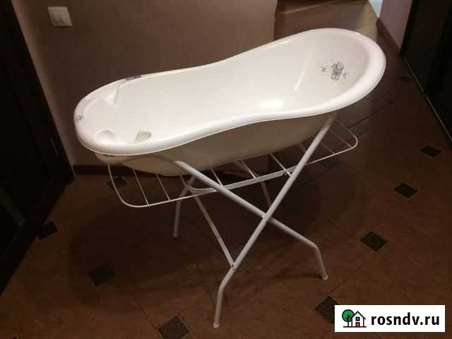 Детская ванночка с подставкой-сушилкой Тверь - изображение 1