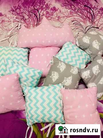 Бортики в детскую кроватку Мценск - изображение 1