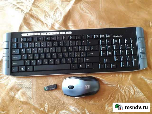 Беспроводная клавиатура и мышь Ставрополь - изображение 1
