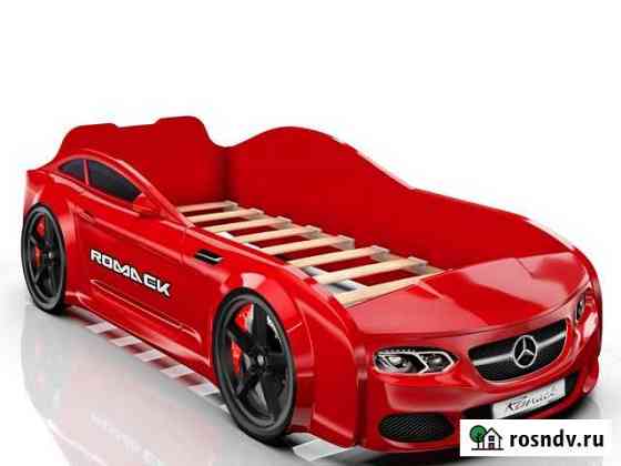 Кровать-машинка AMG красная Пермь