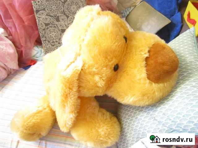 Мягкая игрушка собака желтая 77см Краснодар - изображение 1