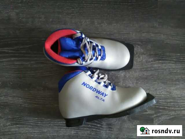 Лыжные ботинки детские 33 размер Рязань - изображение 1