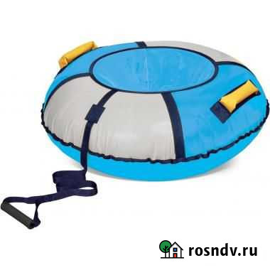 Тюбинг с/камерой голубой-серебро Нижний Новгород - изображение 1