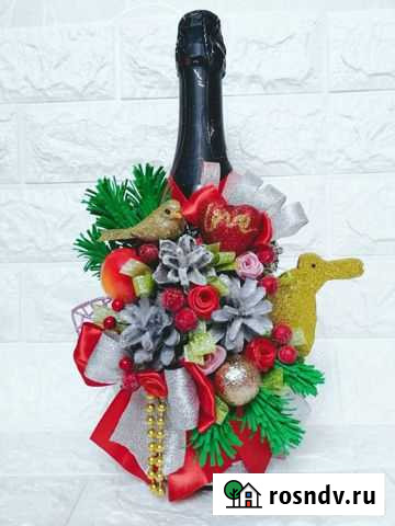 Новогодний Декор бутылки Комсомольск-на-Амуре - изображение 1